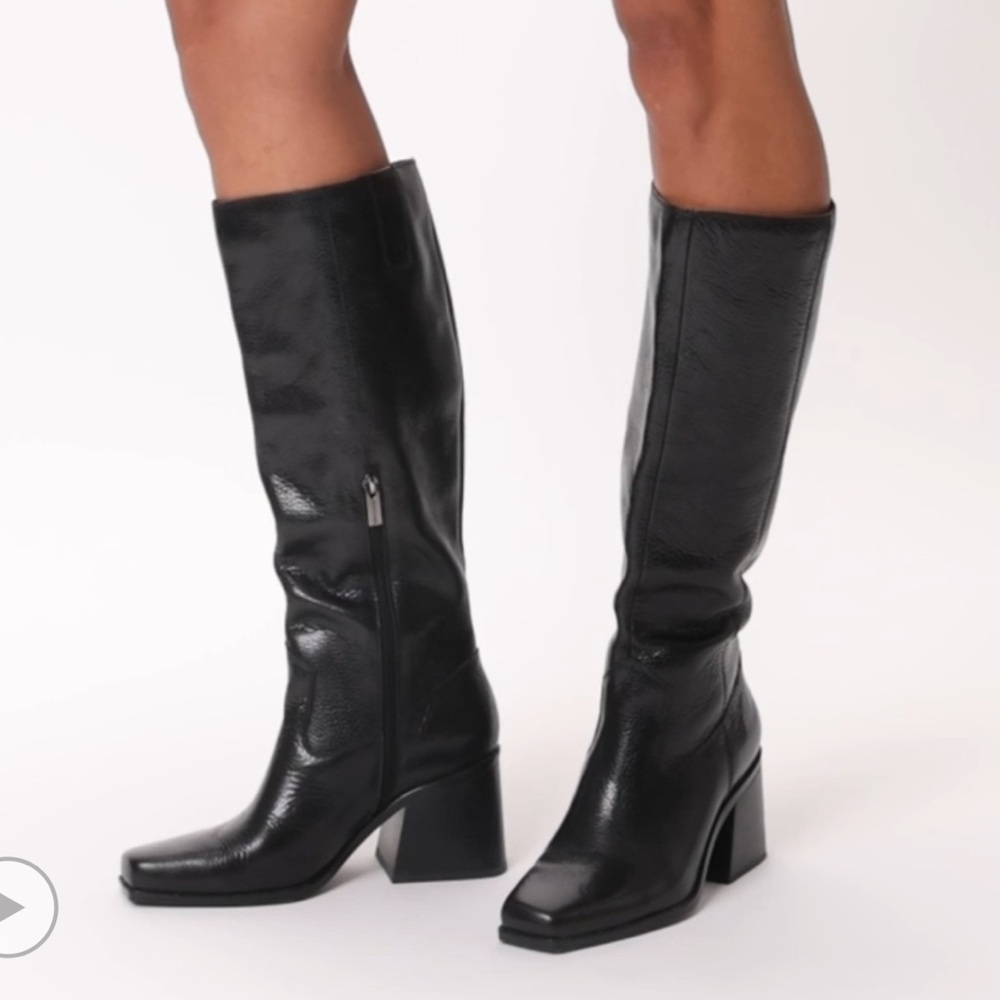 Vince Camuto Sangetti Boots 8.5 Regular Black Heeled Boots